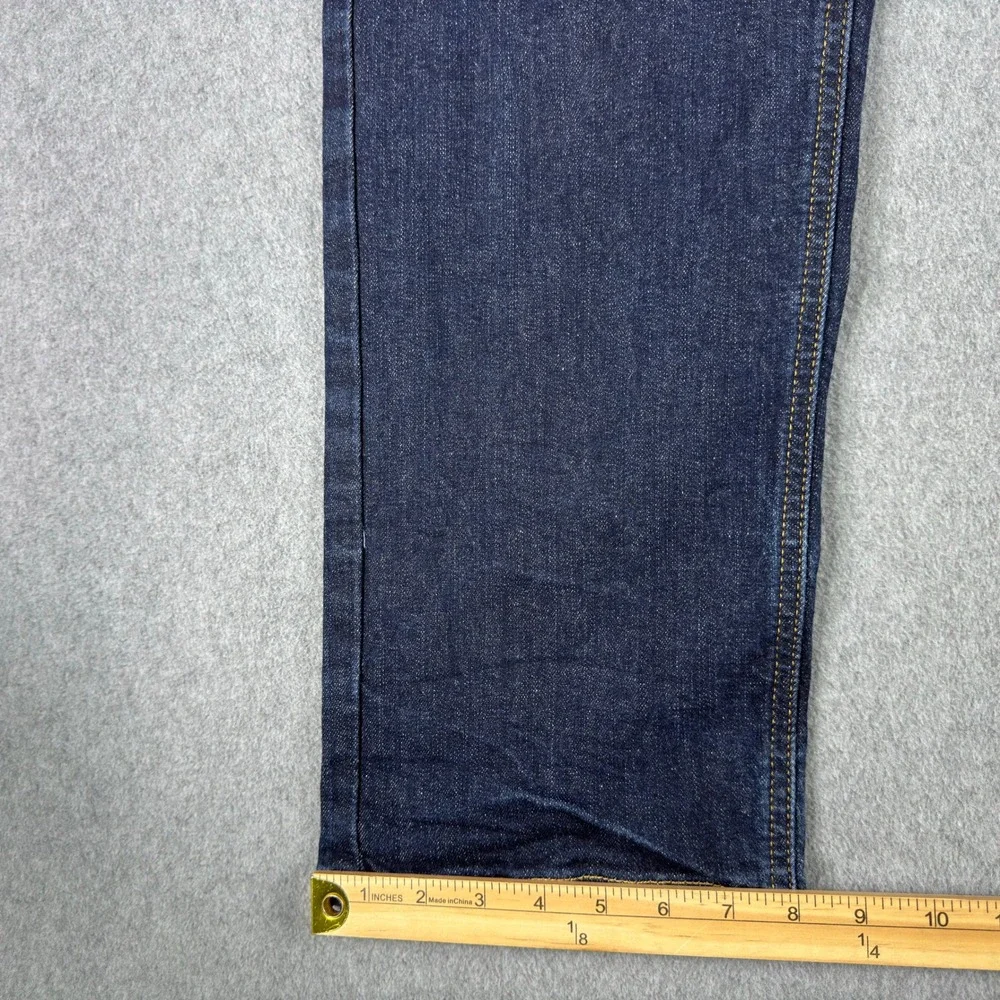 Levis 541 Jeans Mens 40x34 Fits 40x32 Athletic Fit Taper Stretch Denim Dark Wash